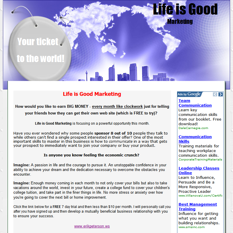 Life is Good Marketing